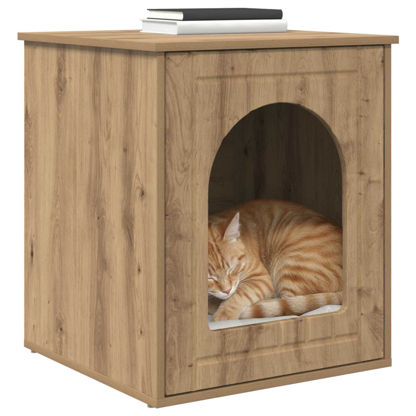 Katzenhaus Weiß 53 x 52 x 62 cm Holzwerkstoff