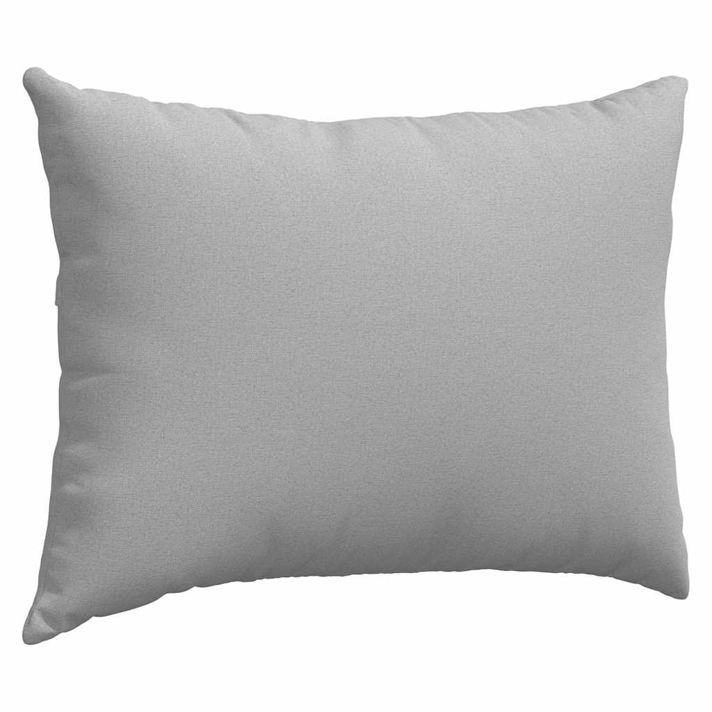 Sofakissen 2 pcs Hellgrau 50 x 30 cm Stoff