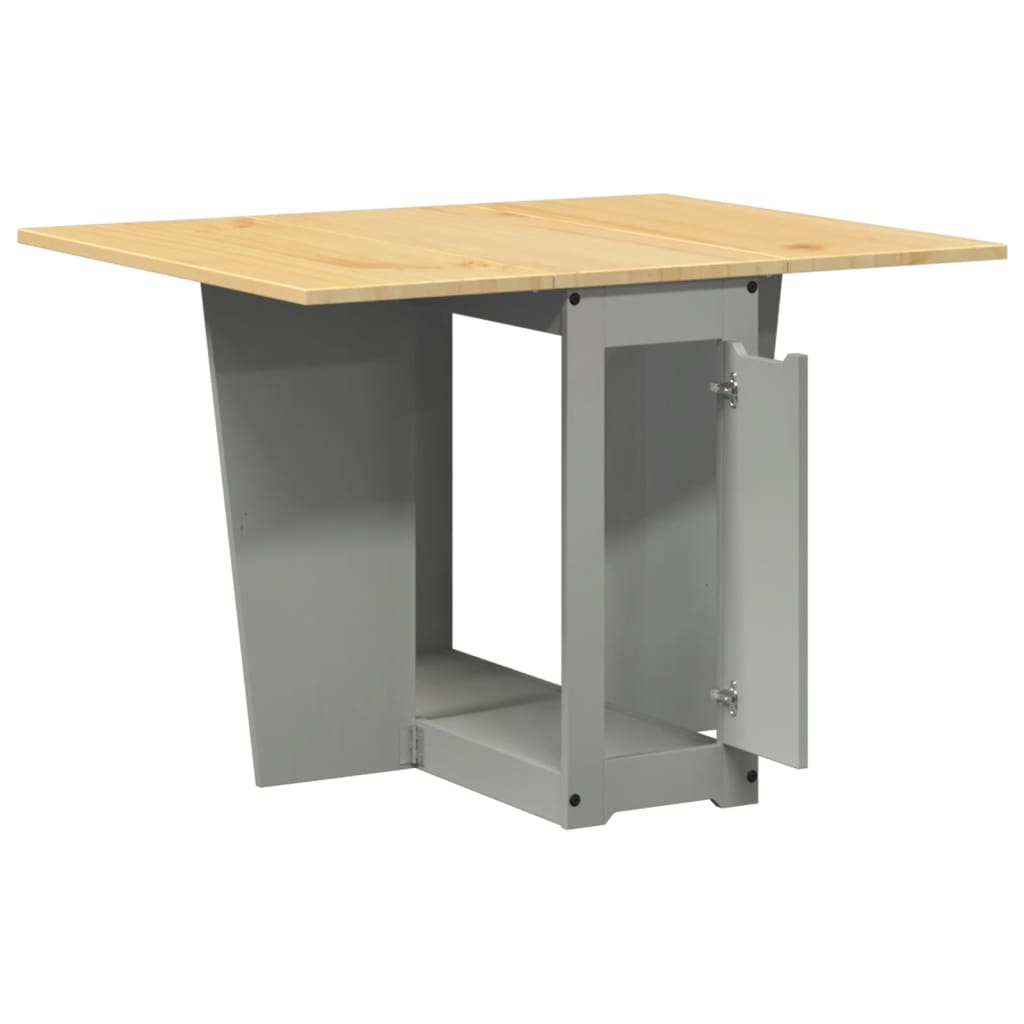 Butterfly-Esstisch Klappbar Corona Wachsbraun Massivholz Kiefer