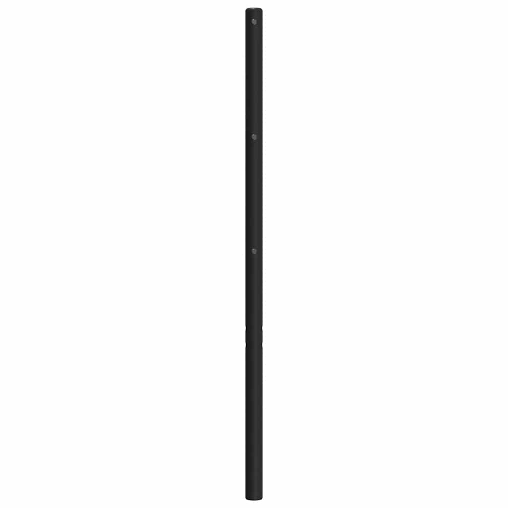 Ersatz-Kopfteil Metall Schwarz 100 cm