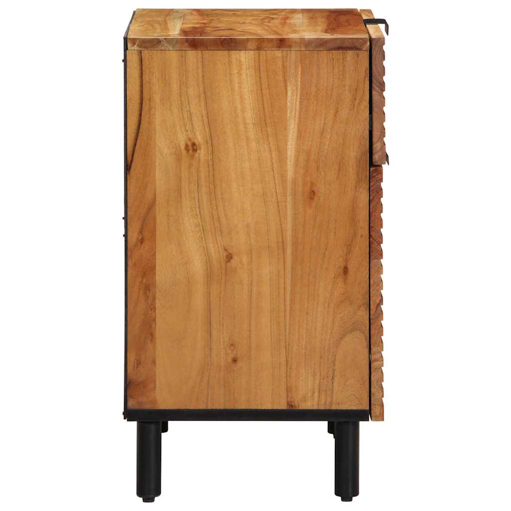 Bettschrank Braun 50 x 33 x 60 cm Massivholz Akazie