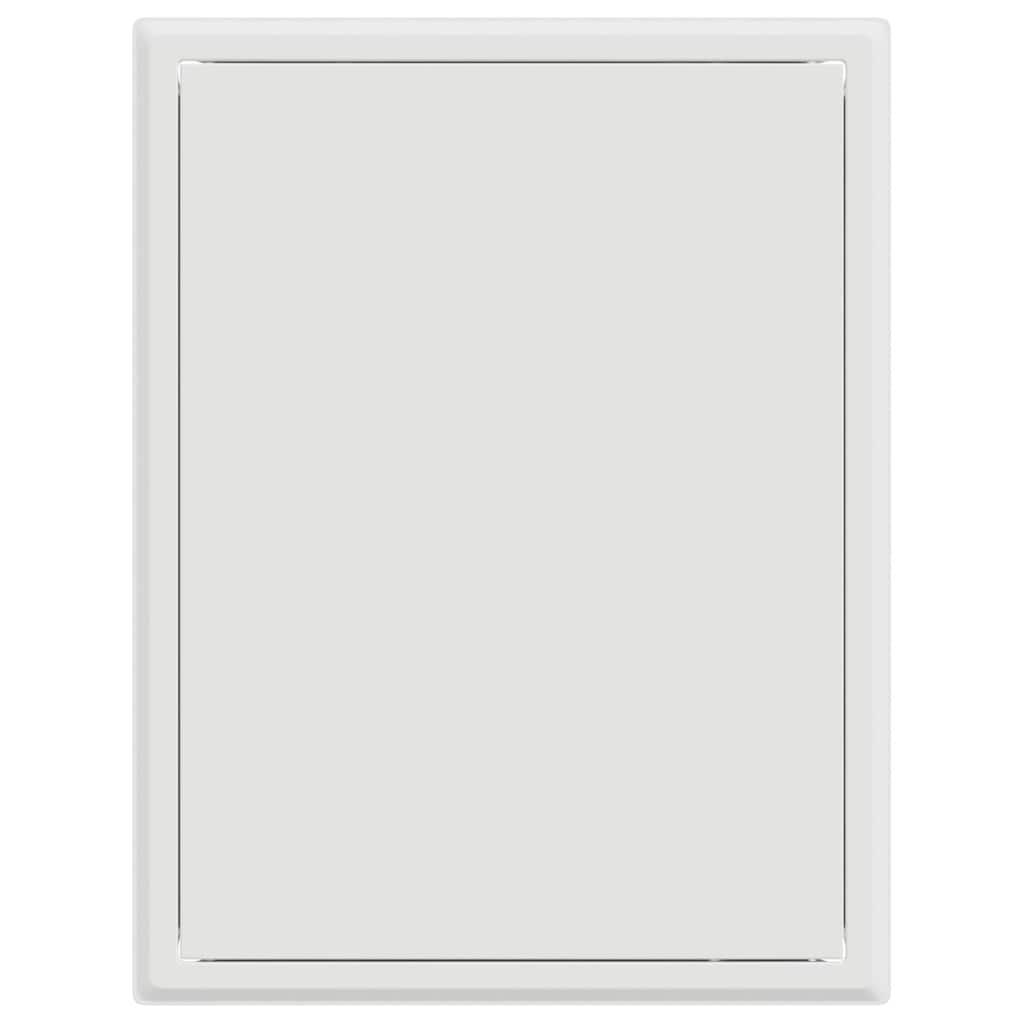 Zugangsklappe 2 pcs Weiß 23 x 23 x 3 cm Stahl