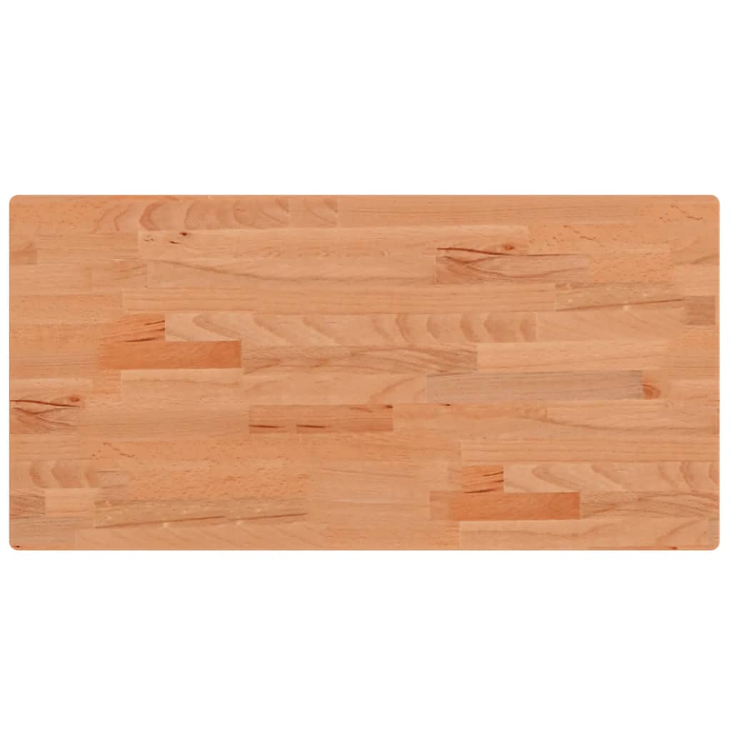 Waschtischplatte 80x40x1,5 cm Massivholz Buche