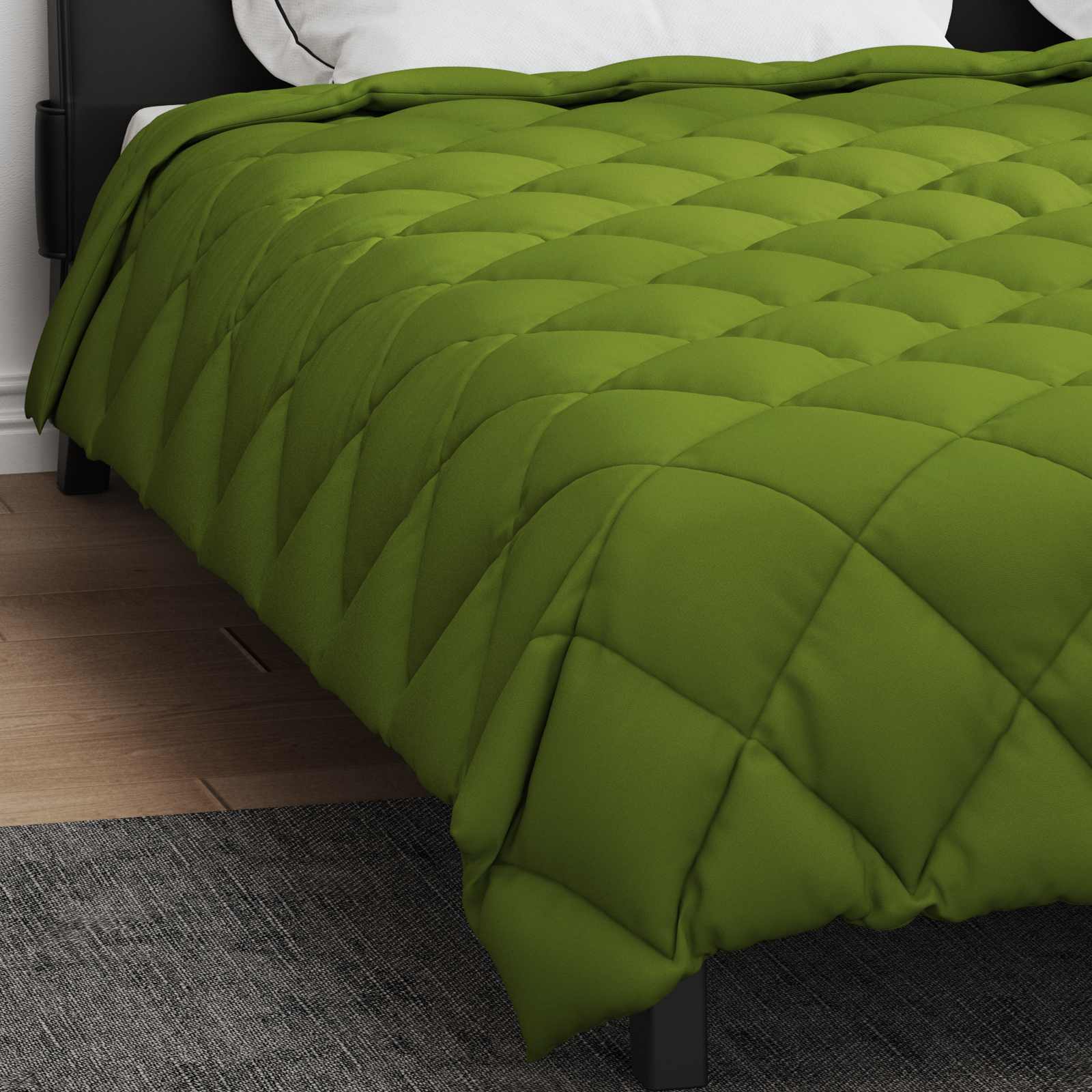 Winterbettdecke Anthrazit 135 x 200 cm Mikrofaser
