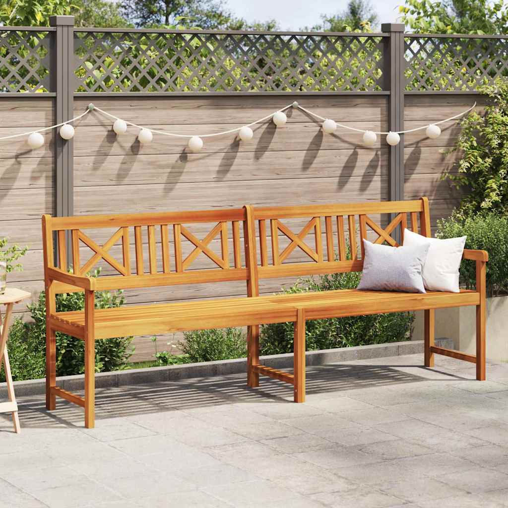 Bank Outdoor Natur 110 x 56 x 90 cm Massivholz Akazie