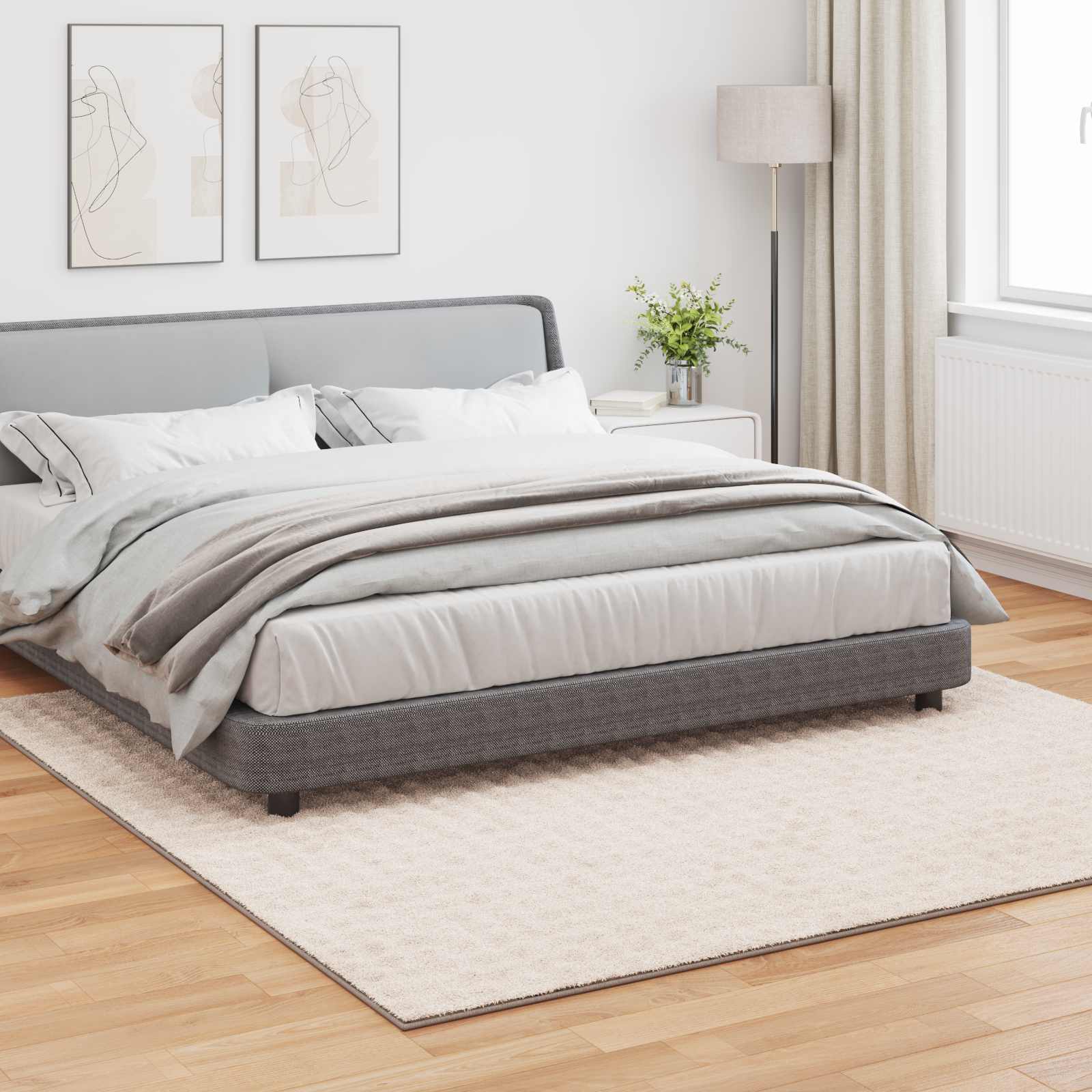 Bereichsteppiche Rechtwinklig SIROLO Creme 150 x 80 cm