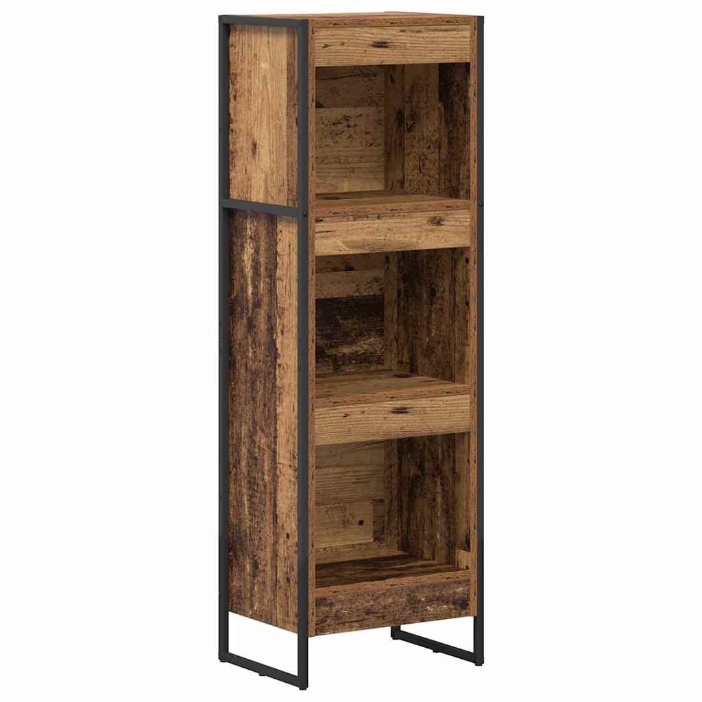 Bücherregal 2 pcs Schwarz Eichen-Optik 60 x 30 x 189,5 cm