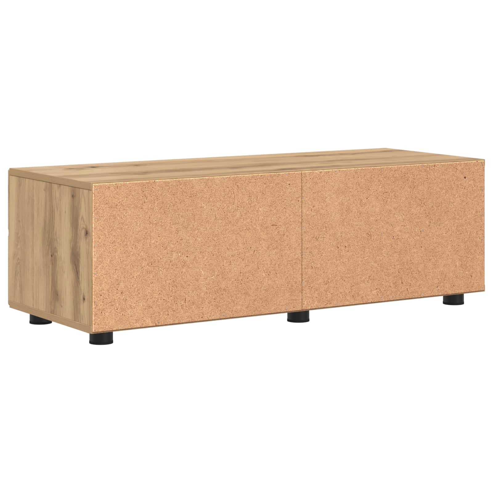 Highboard mit Regal FLORIN Weiß 60 x 35 x 182 cm Holzwerkstoff