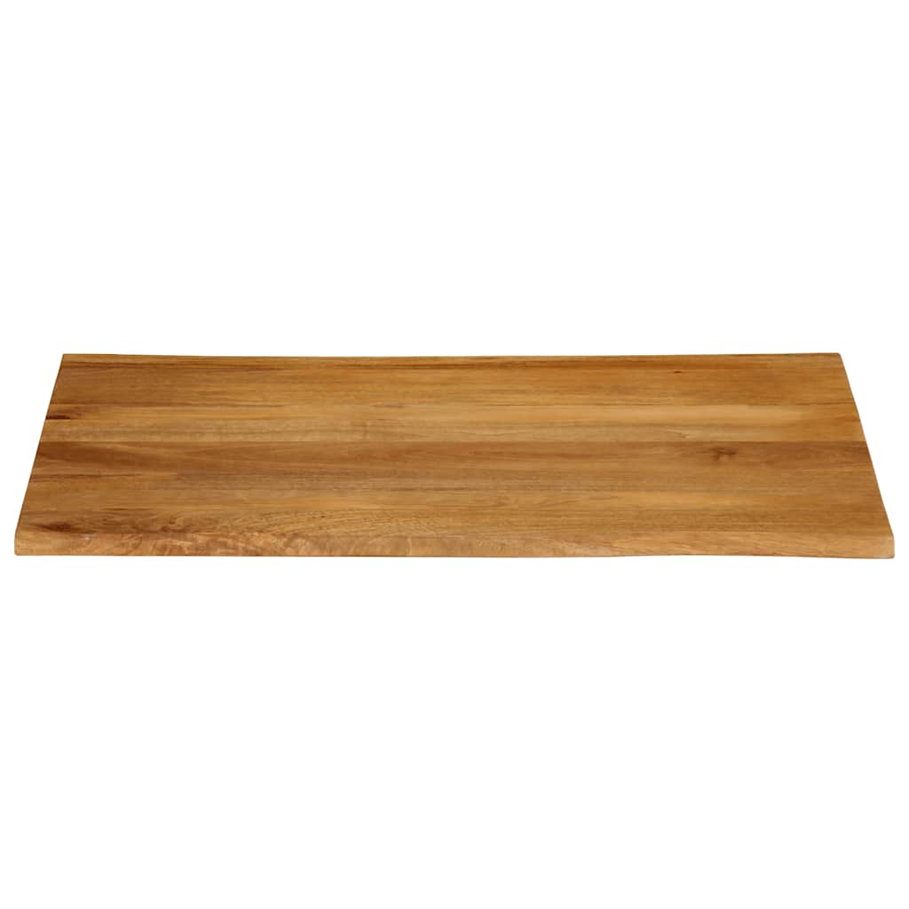 Tischplatte 40x40x2,5 cm Rechteckig Massivholz Akazie Baumkante