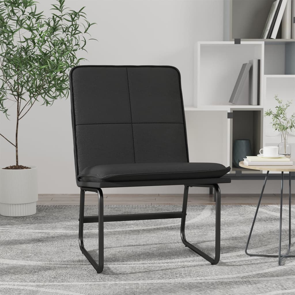 Loungesessel Creme 54x75x76 cm Kunstleder
