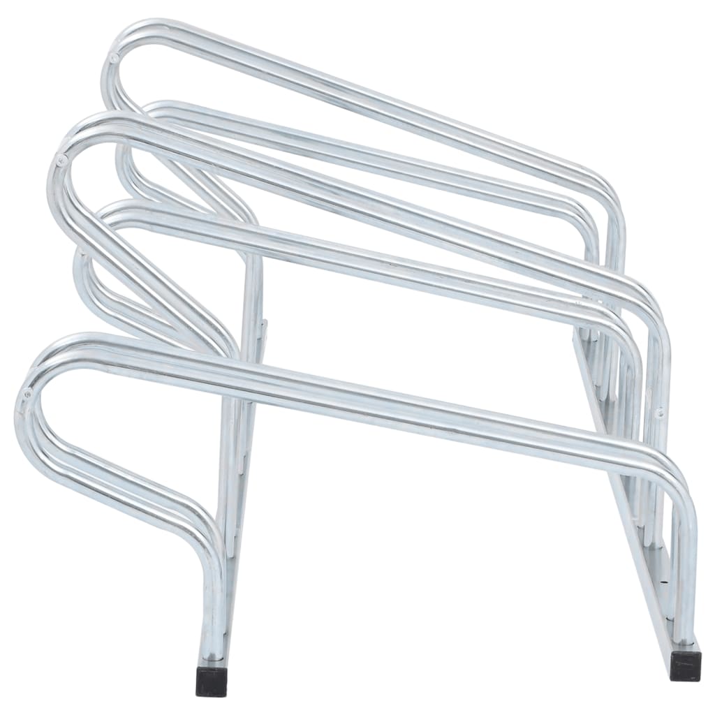 Fahrradständer für 2 Fahrräder Verzinkter Stahl