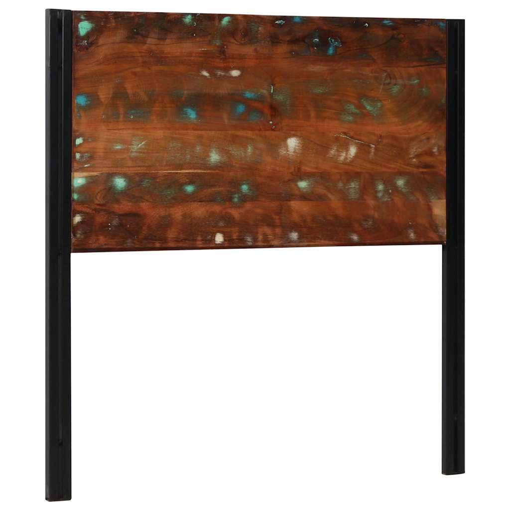 Kopfteil 100 cm Massivholz Mango und Eisen