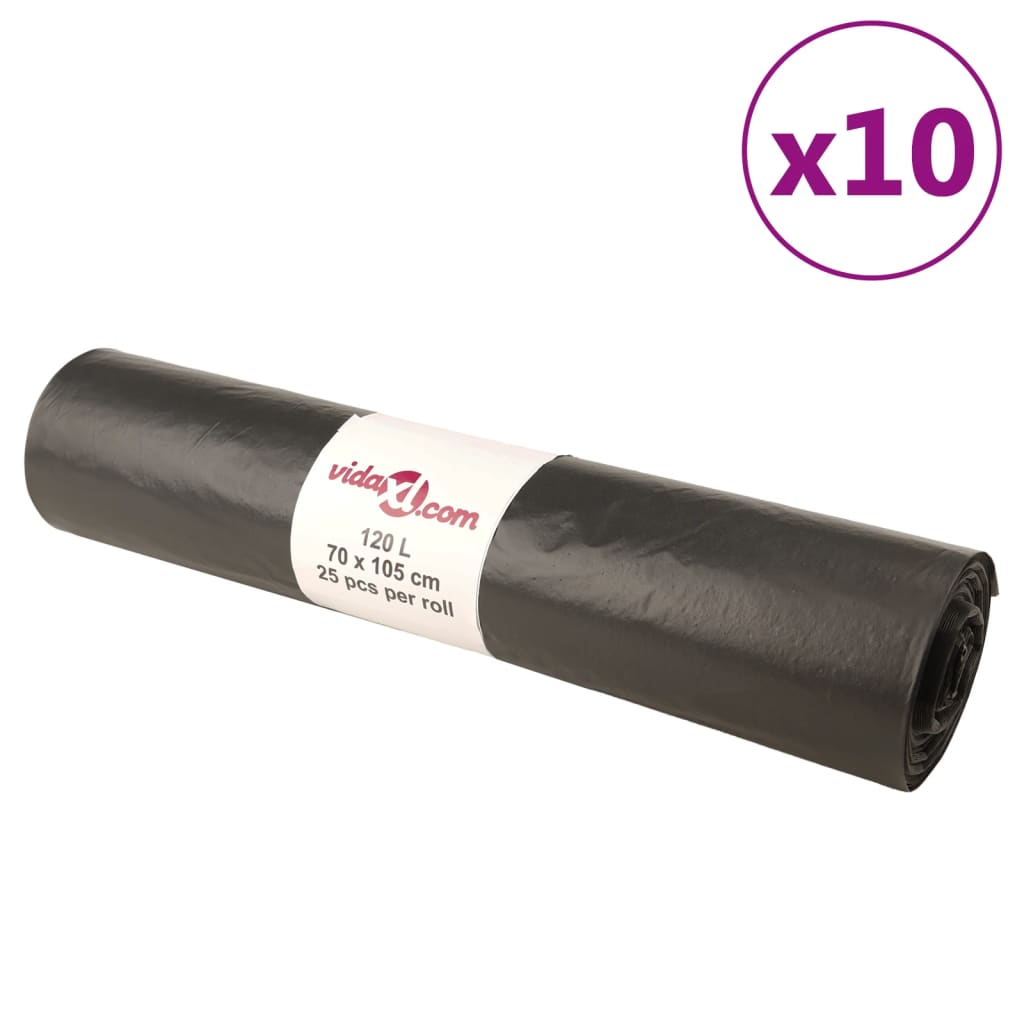 Müllsäcke 250 Stk. Schwarz 35 L