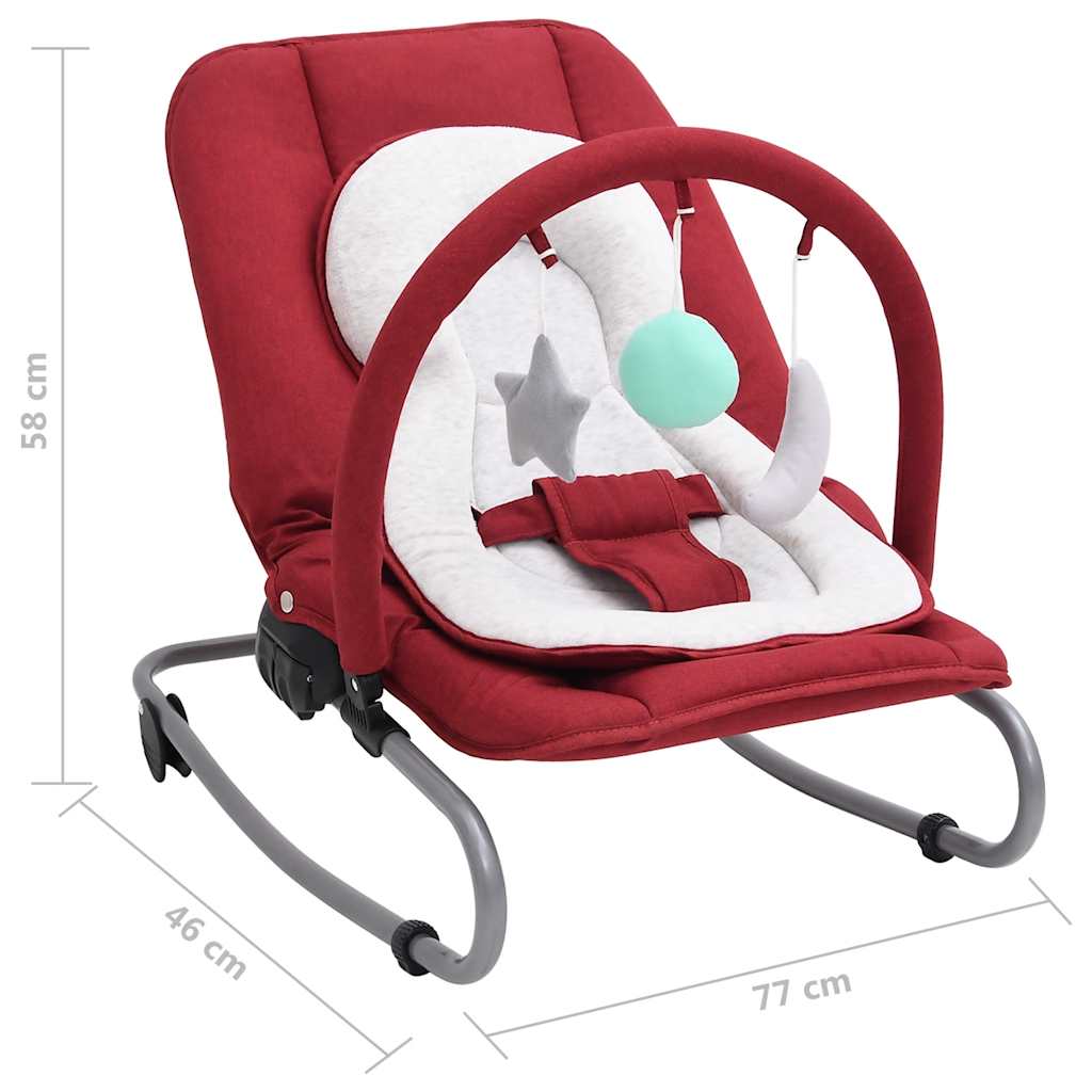 Babywippe Anthrazit Stahl