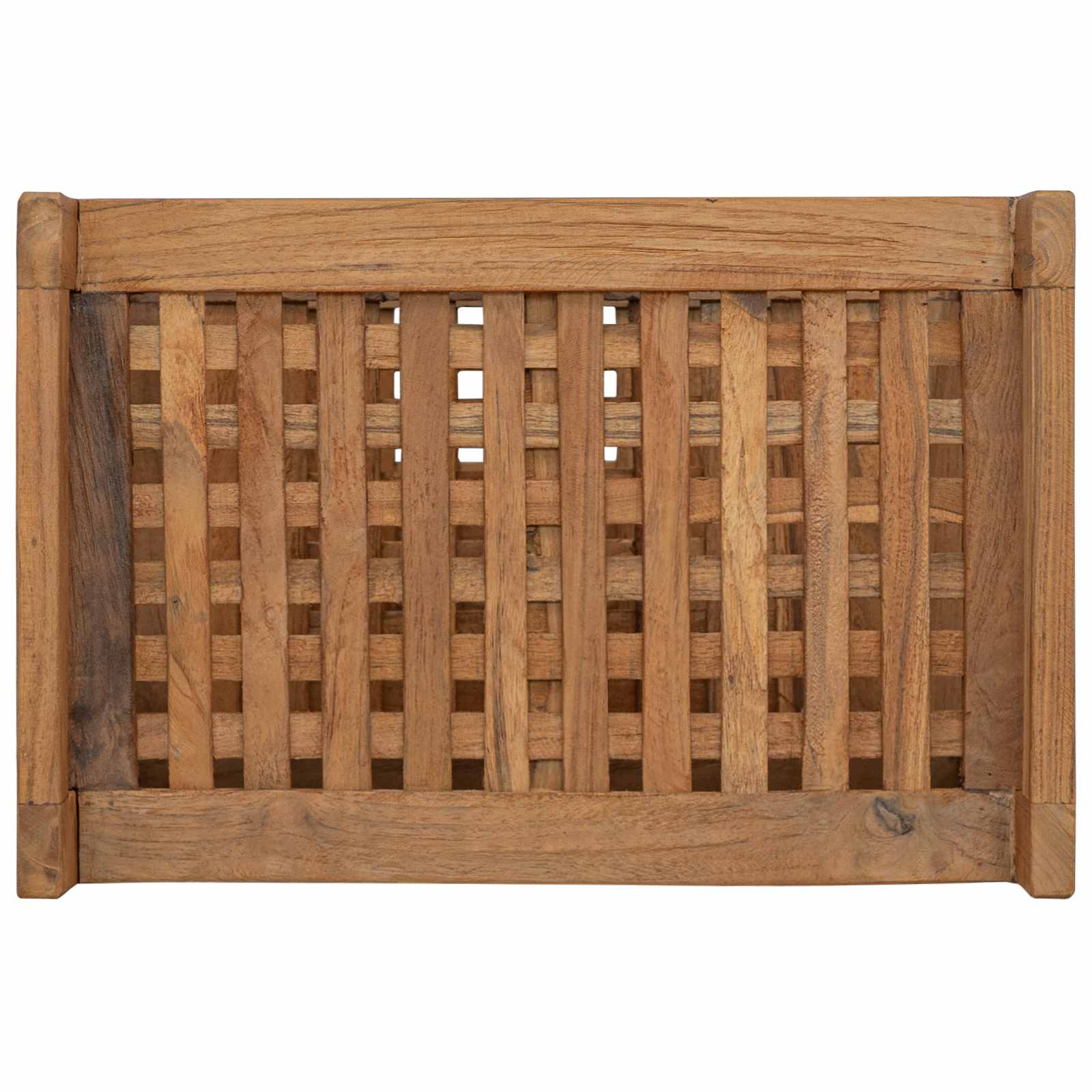 Badregal Natur 45 x 30 x 45 cm Massivholz Teak