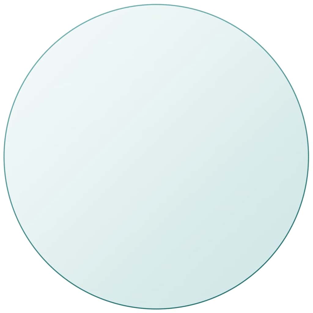 Tischplatte aus gehärtetem Glas quadratisch 700x700 mm