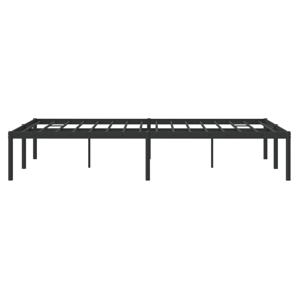 Bettgestell Metall Schwarz 75x190 cm