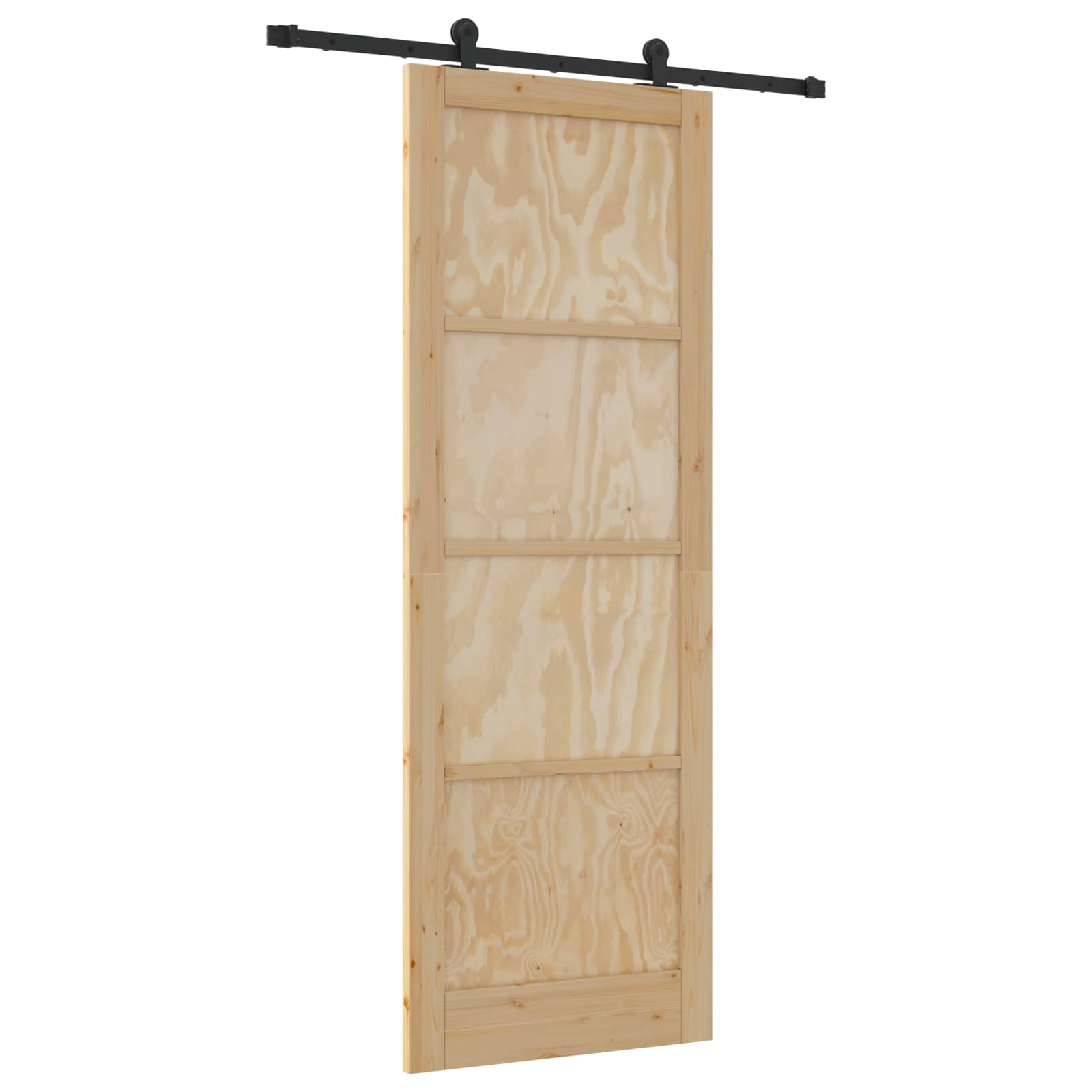Schiebetür ORKDAL Natur 61 x 198,5 cm Massives Kiefernholz