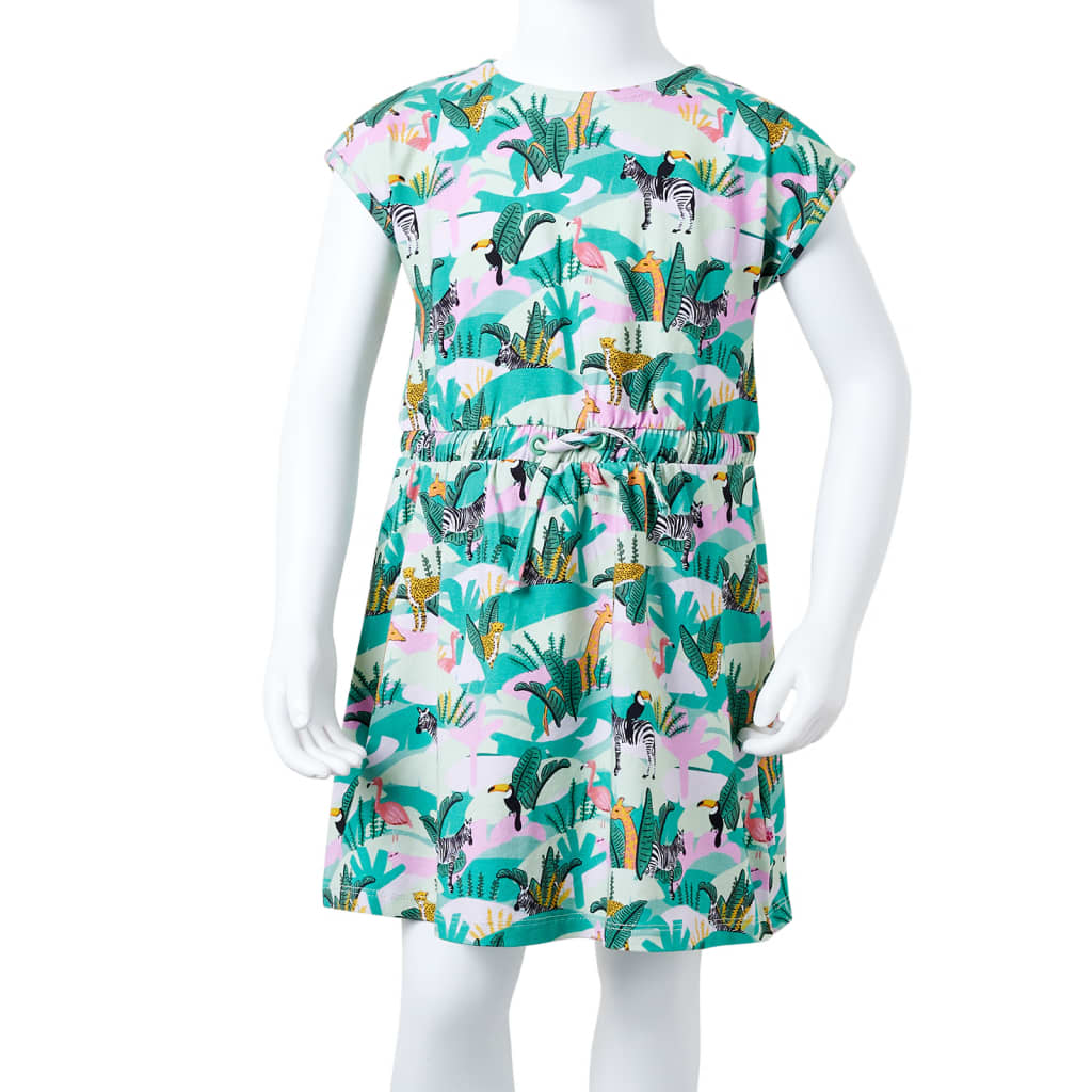 Kinderkleid Helles Minzgrün 104
