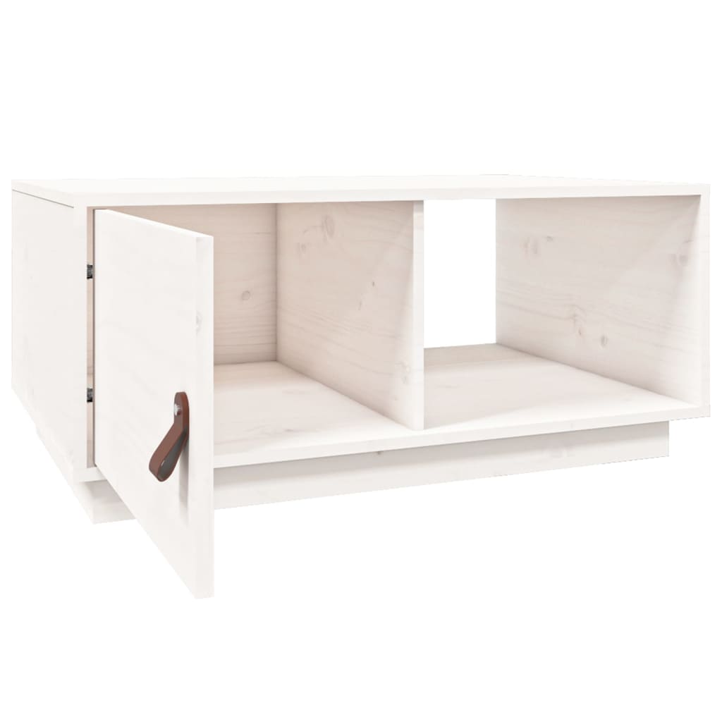 Couchtisch 80x50x35,5 cm Massivholz Kiefer