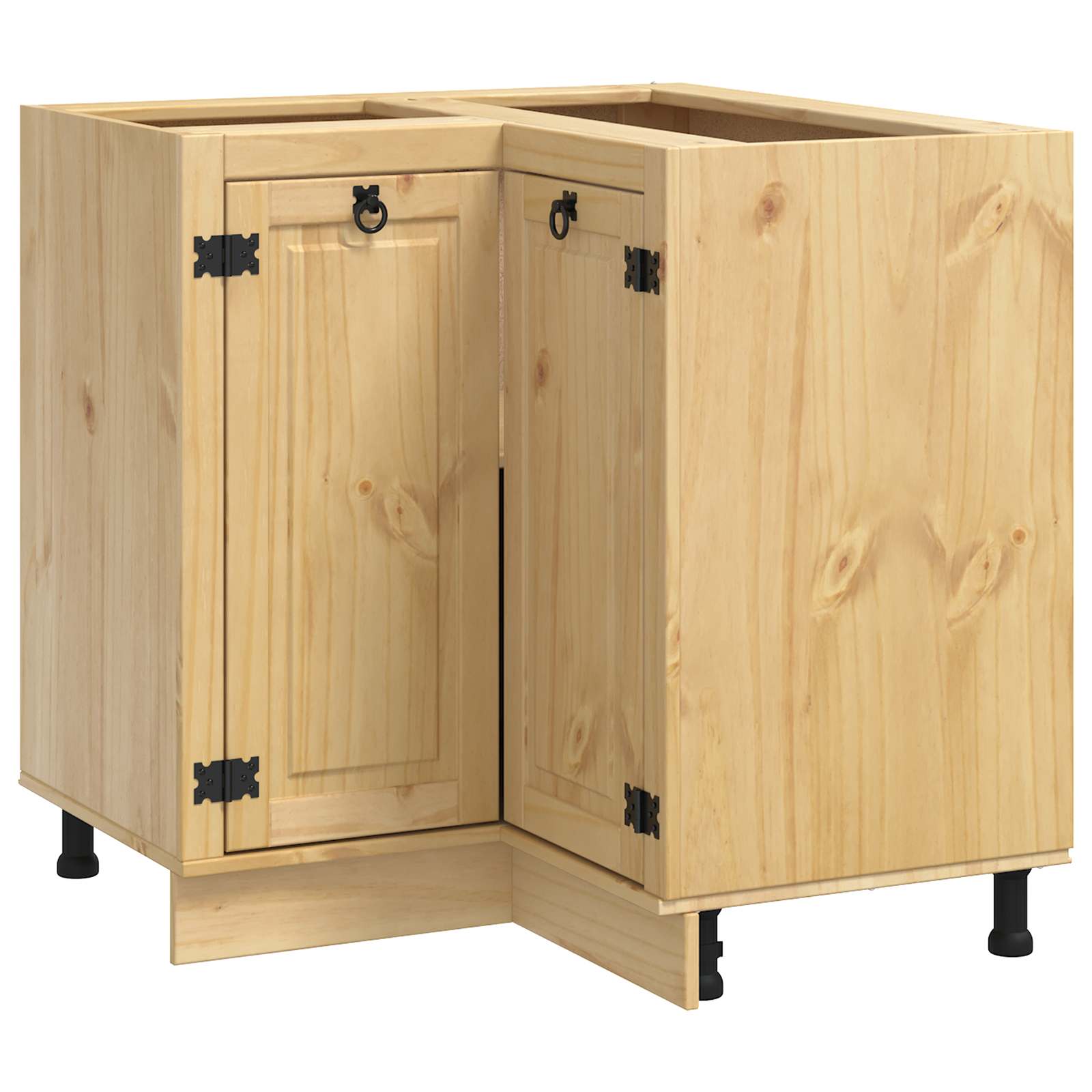 Schrank SKI Honigbraun 60 x 46 x 81,5 cm Massives Kiefernholz