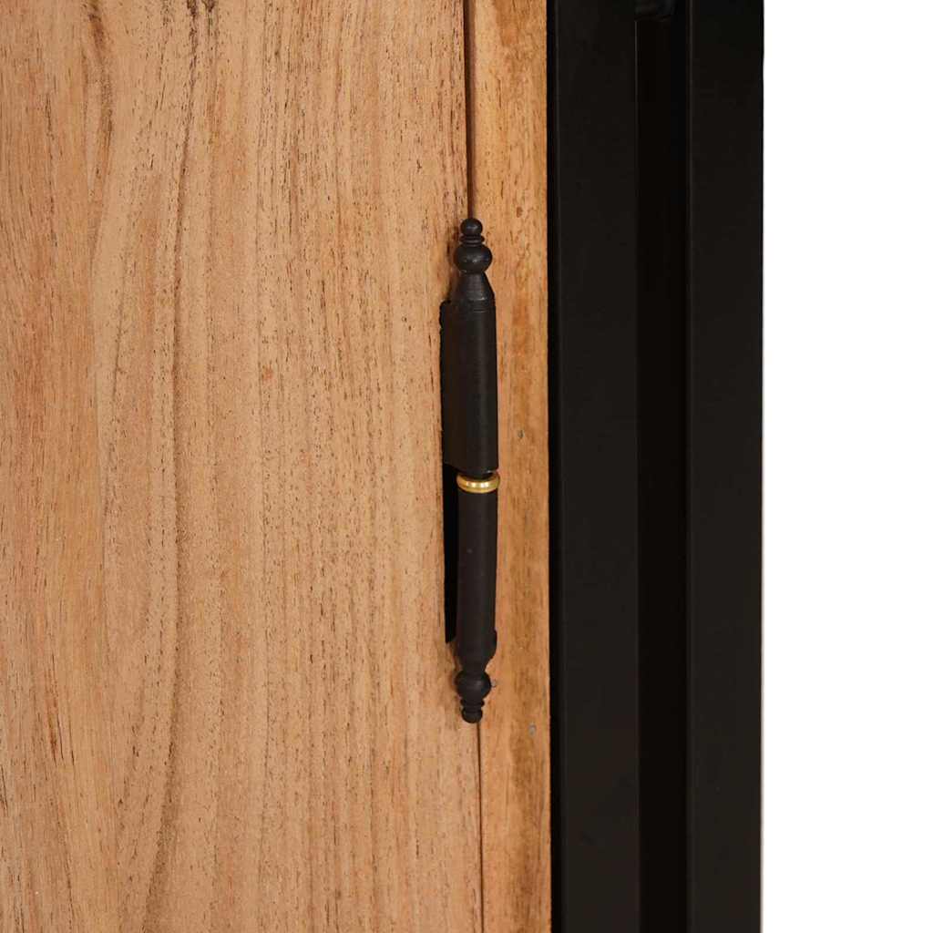Nachttisch Braun 66 x 35 x 76 cm Massives, grobes Mangoholz