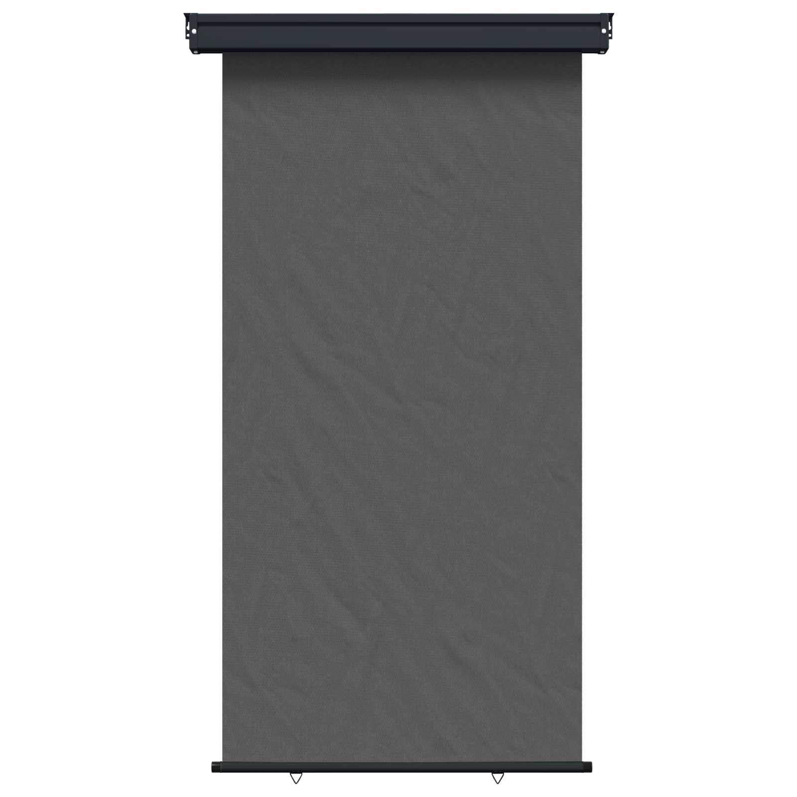 Balkon Seitenmarkise 60 x 250 cm 100% Polyester Eisen Stahl