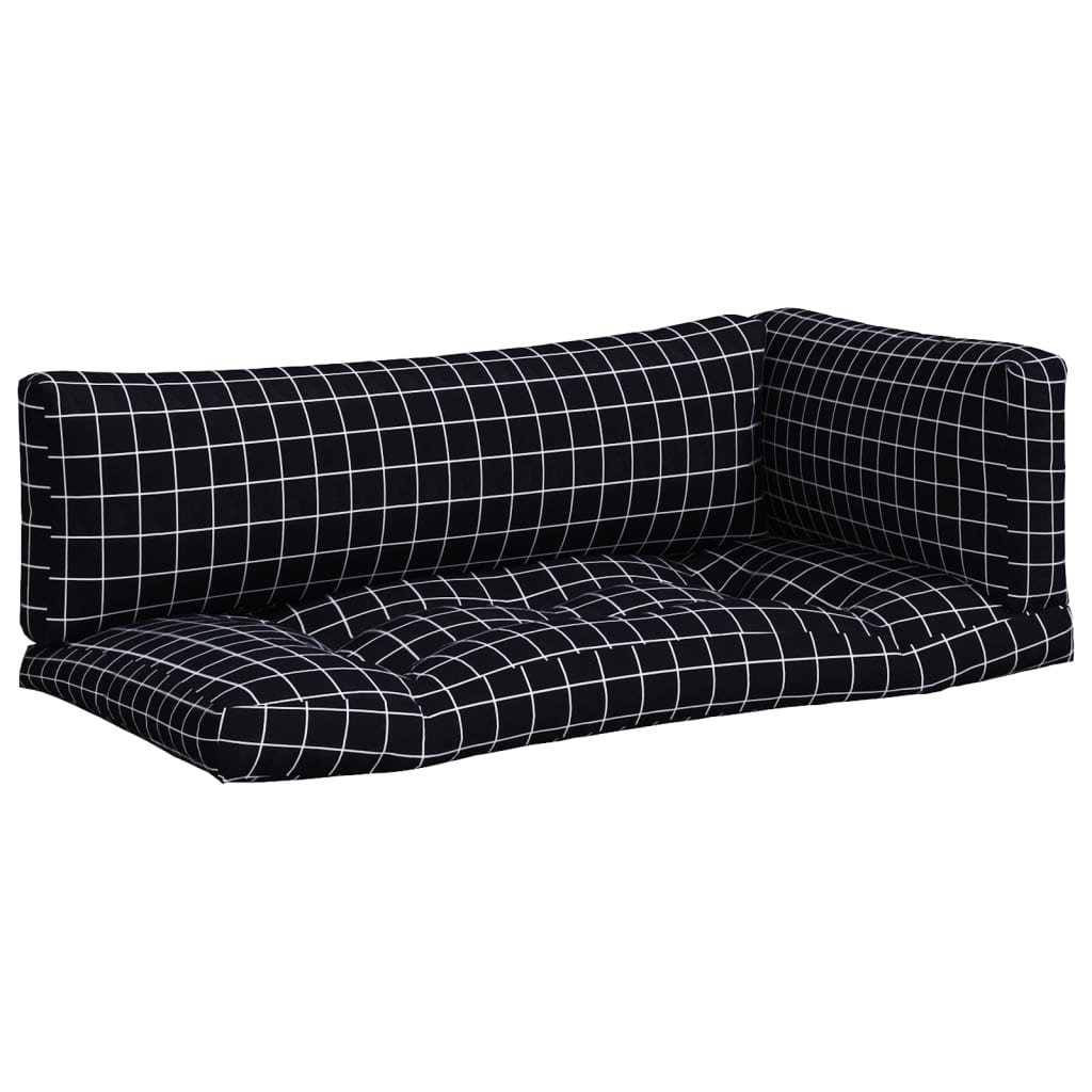 Palettenkissen Blau Weiß Gestreift 58x58x10 cm Oxford-Gewebe