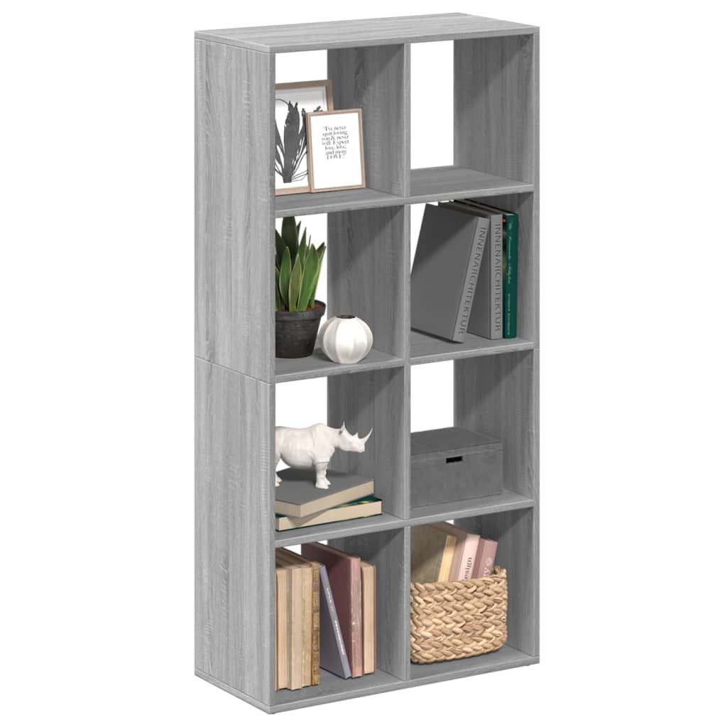 Bücherregal Weiß 137,5x29x137,5 cm Holzwerkstoff