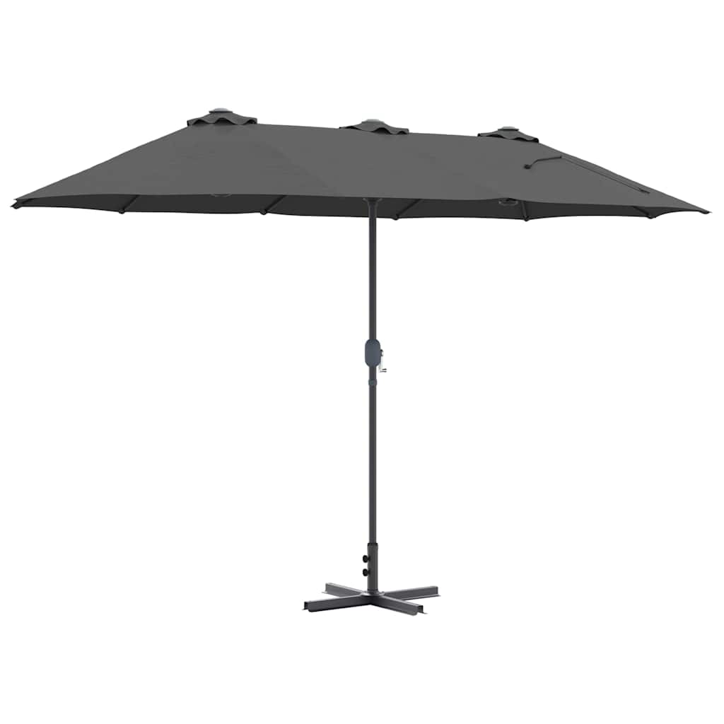 Garten-Sonnenschirm Sand 370 x 197 x 239 cm