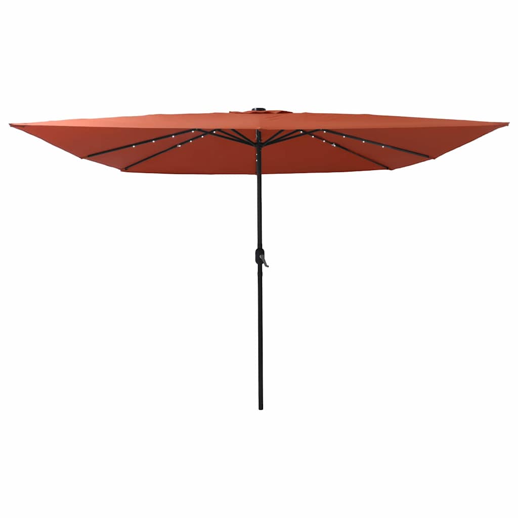 Garten-Sonnenschirm Sand 295 x 295 x 245 cm Polyester und Stahl