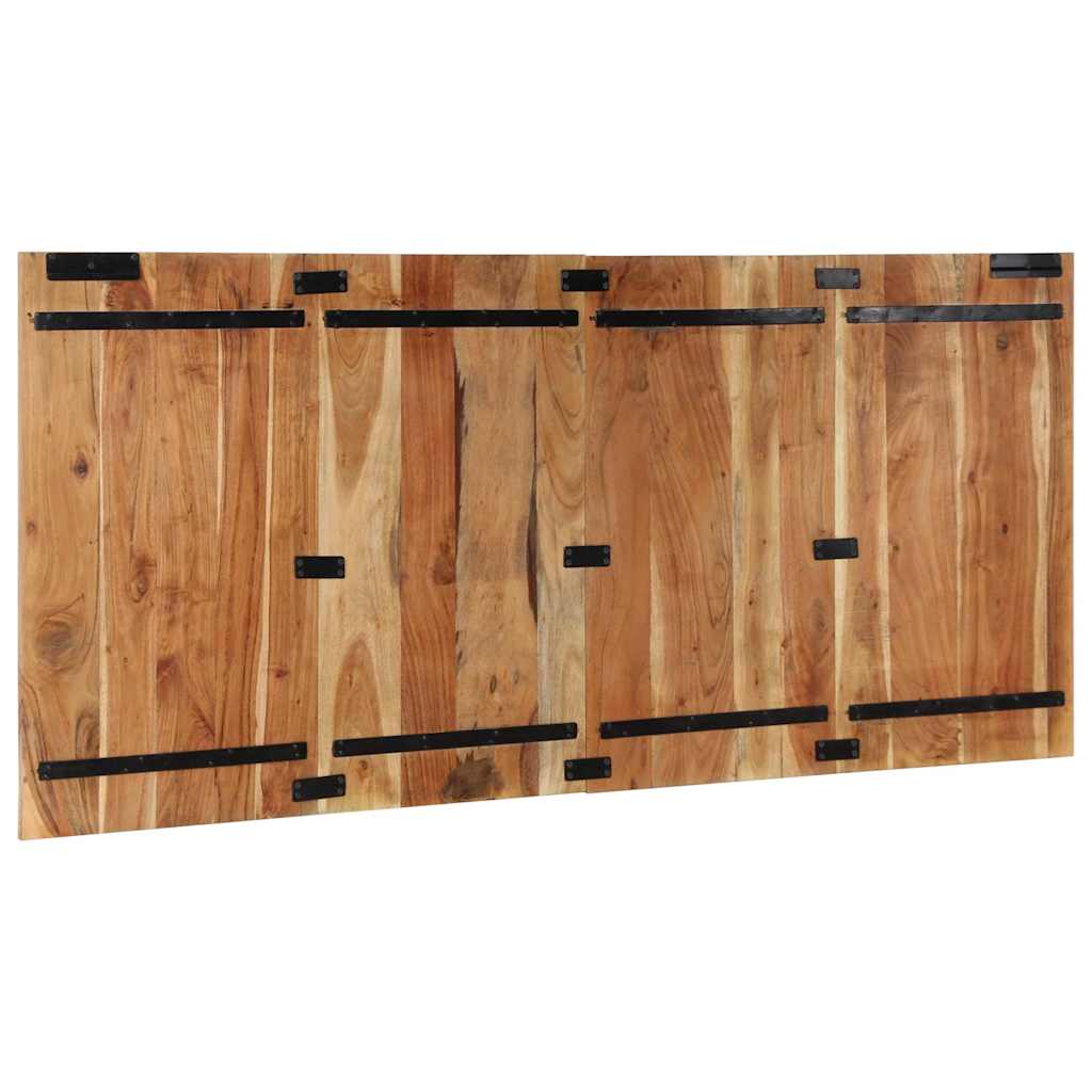 Kopfteil Mehrfarbig 160 cm Massivholz Altholz