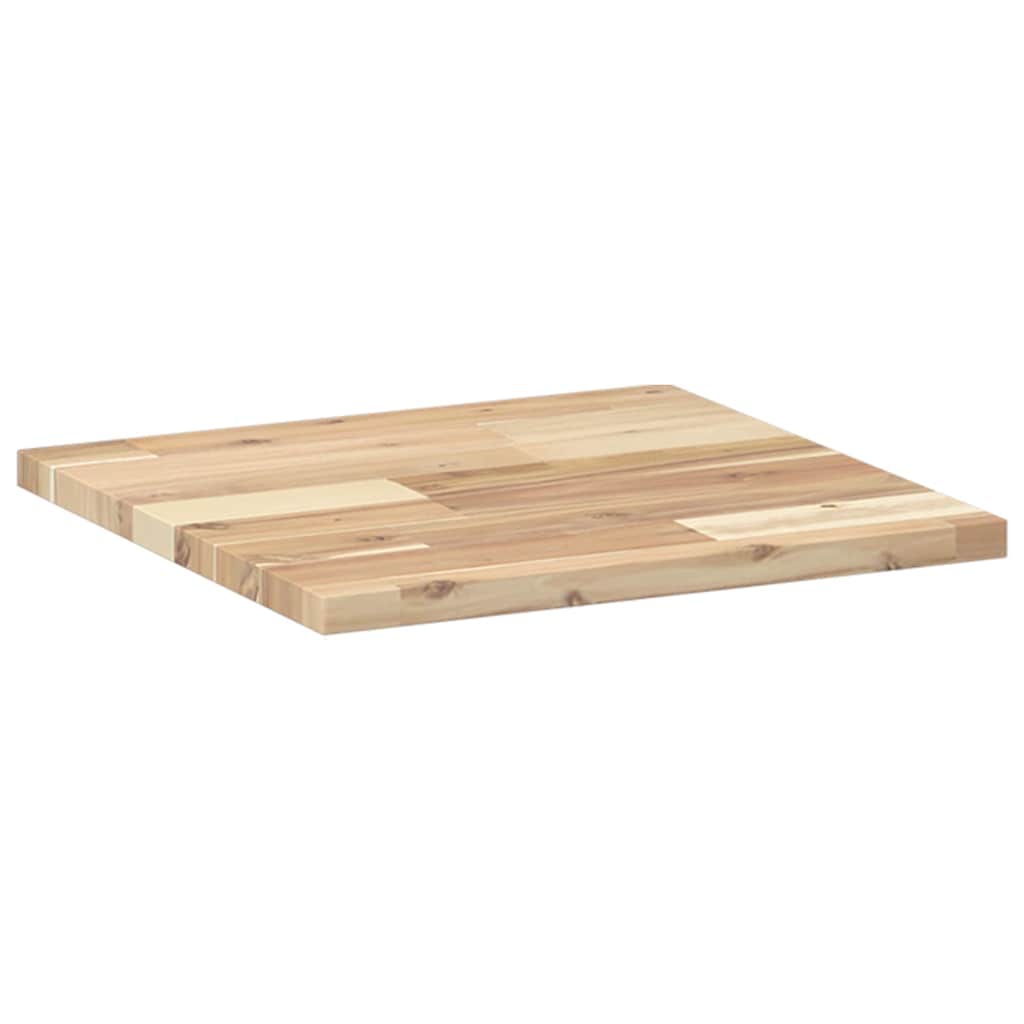 Tischplatte Rund Ø40x2 cm Massivholz Akazie