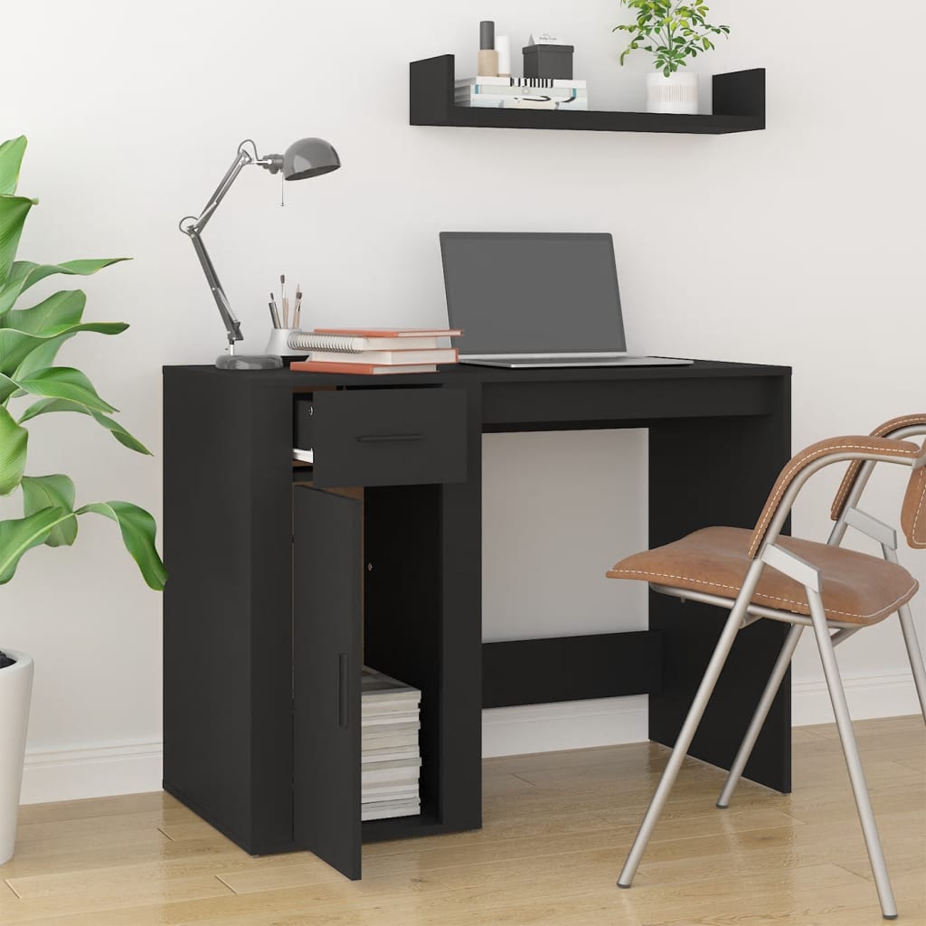 Schreibtisch Weiß 100x49x75 cm Holzwerkstoff
