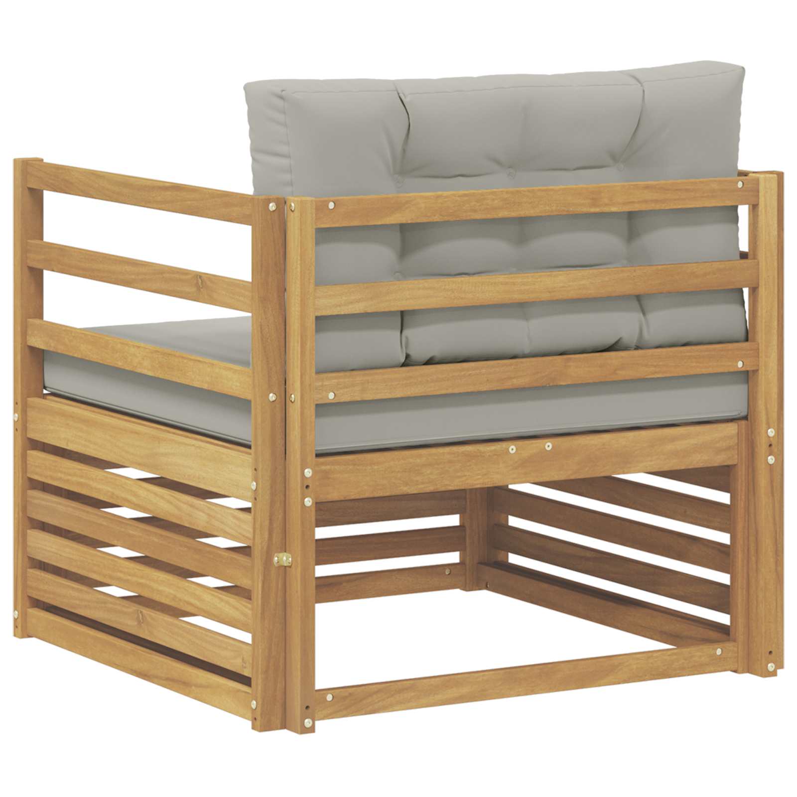 2 Stück Outdoor-Sofa Natur