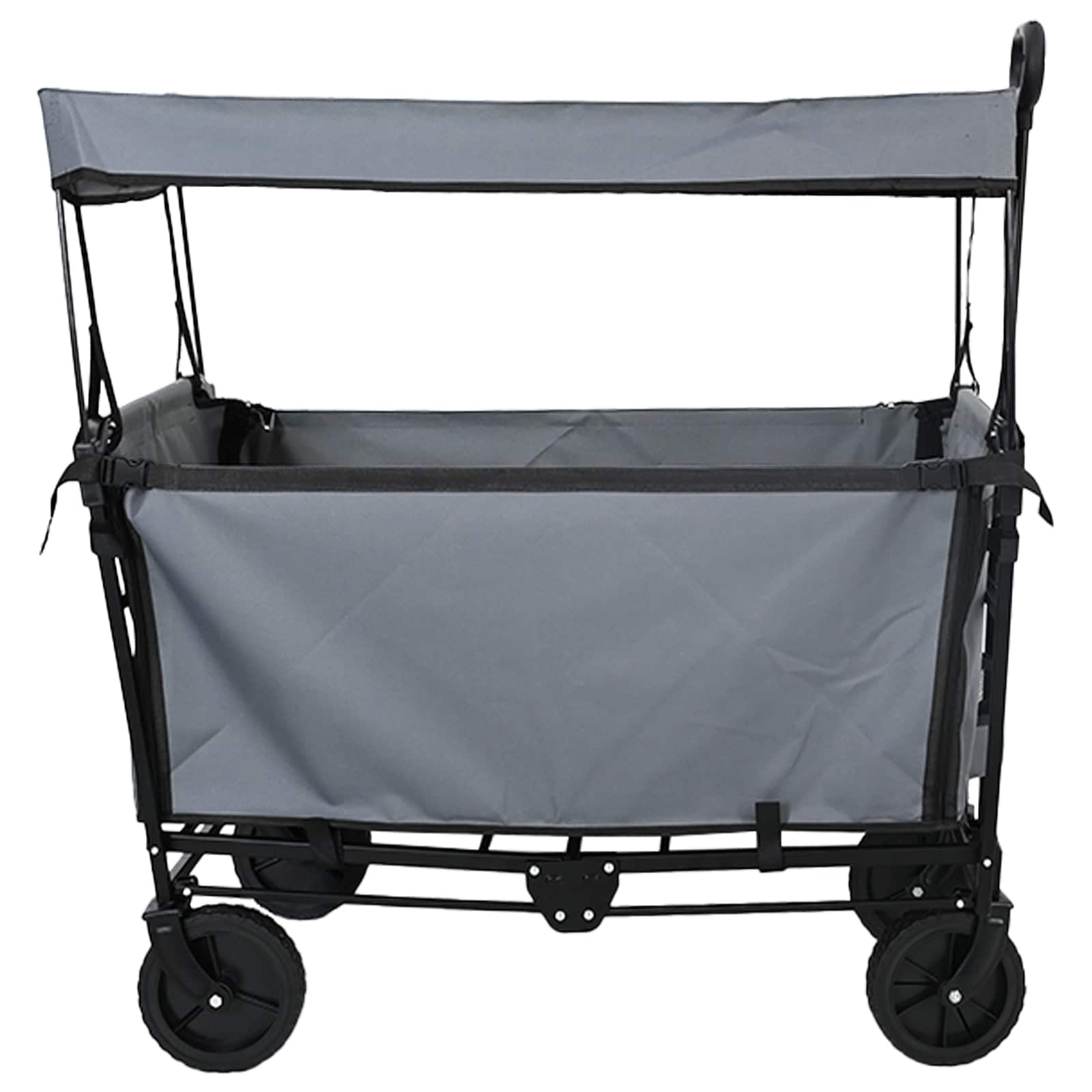 Klapp-Handwagen Schwarz 105 x 56,5 x 116 cm Oxford-Stoff