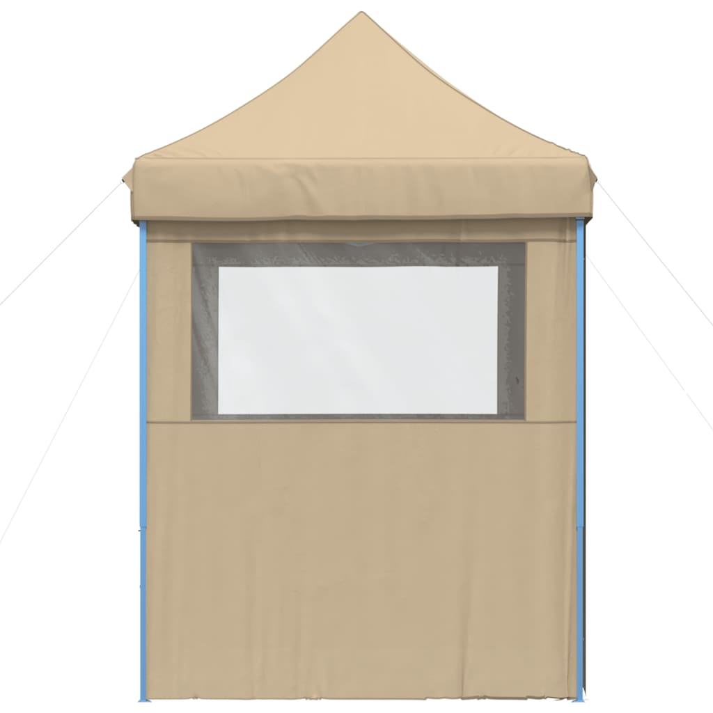 Partyzelt Faltbar Pop-Up Schwarz 200x200x306 cm
