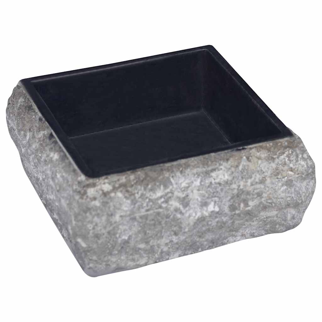 Waschbecken Creme 30x30x13 cm Marmor