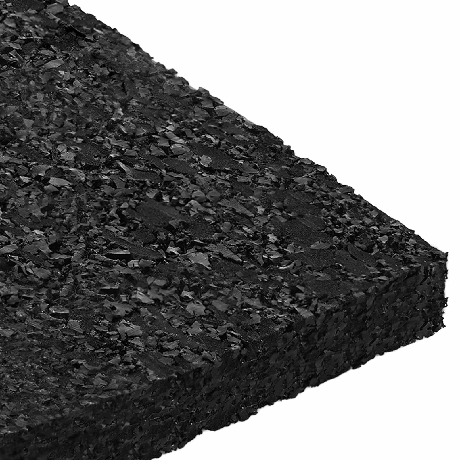 Gummigranulat-Patiopad Schwarz 6 x 9 x 0,3 cm Gummi