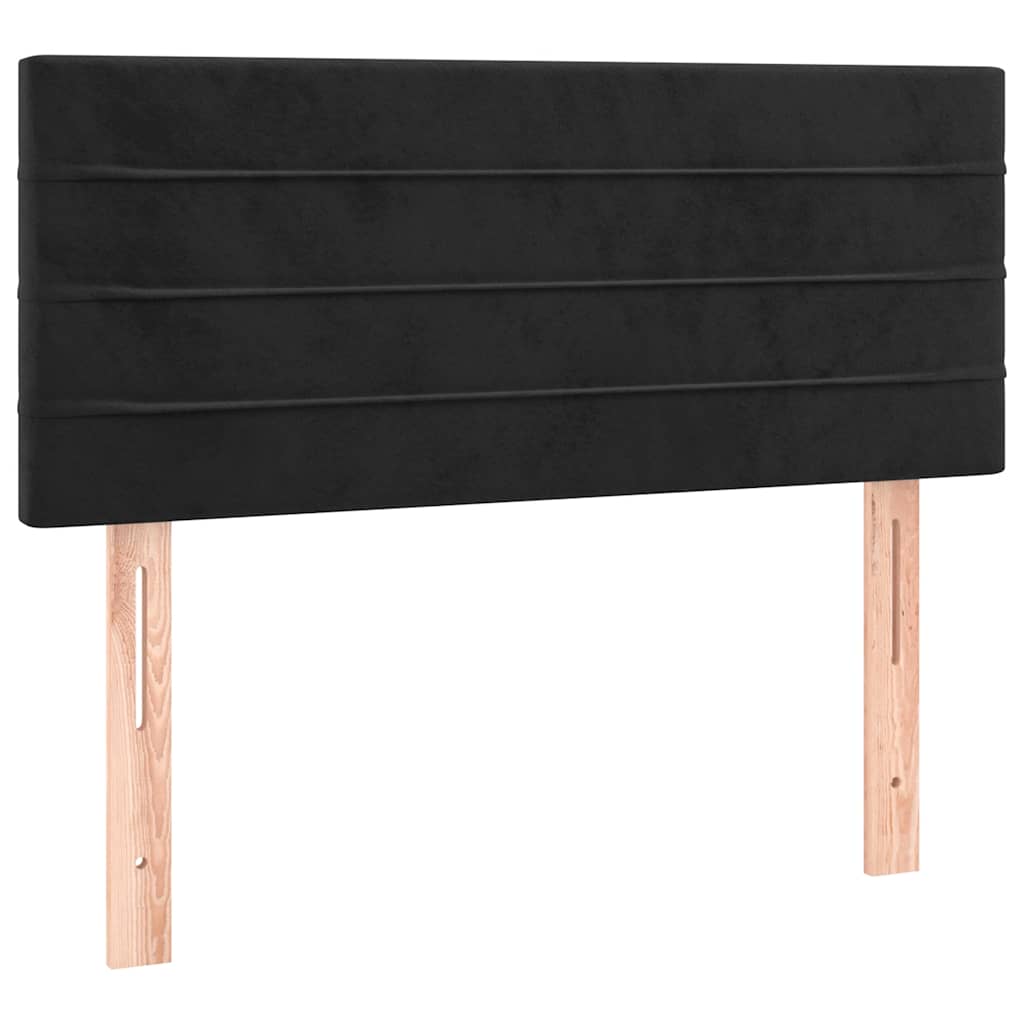 Kopfteil Hellgrau 80x5x118/128 cm Samt