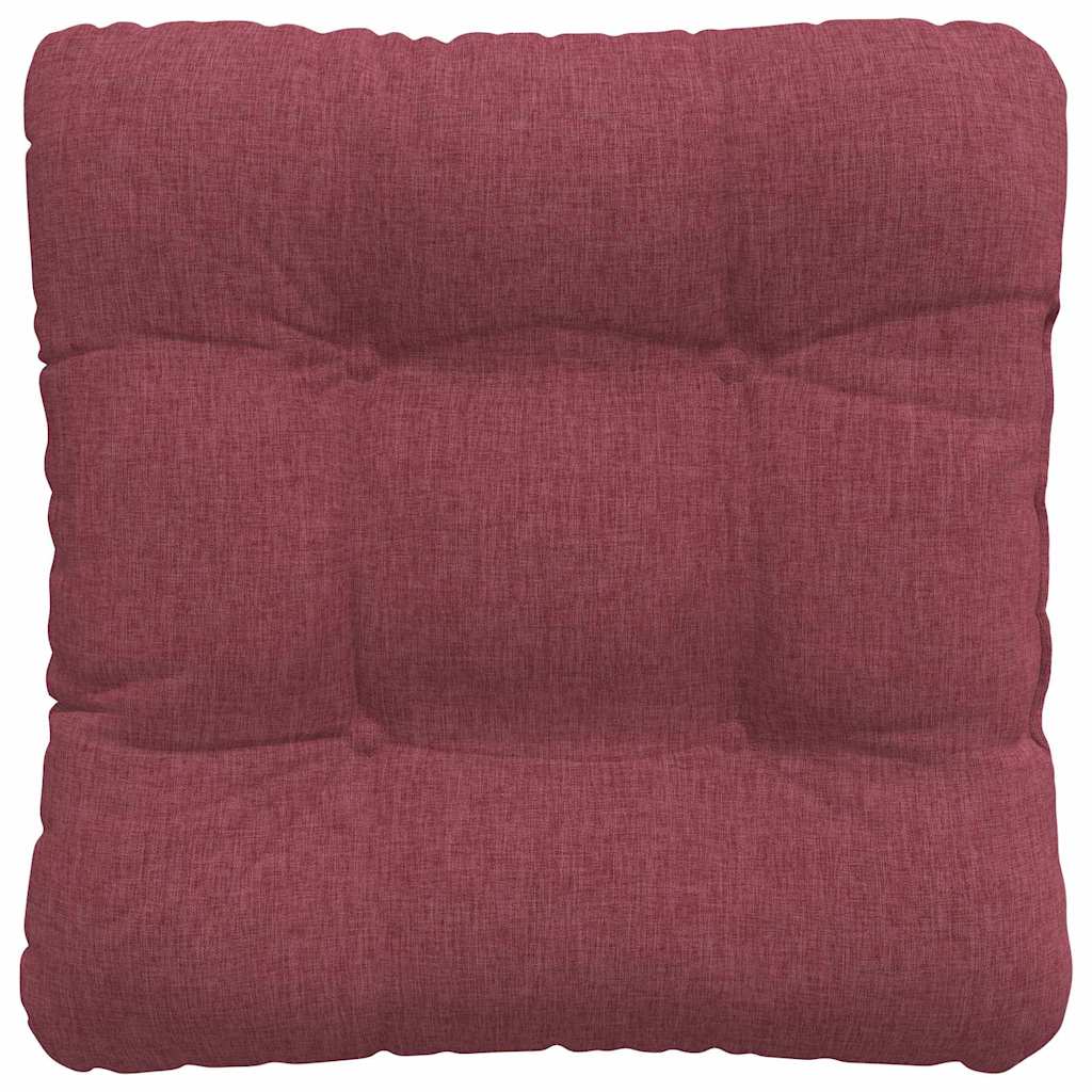 Sitzkissen 4 pcs Hellgrau 40 x 40 x 12 cm Stoff