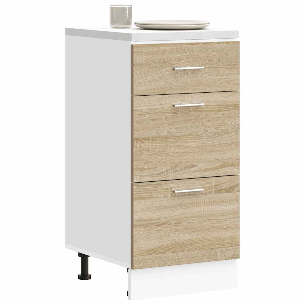 Unterschrank Lyon Weiß 60x46x81,5 cm Holzwerkstoff