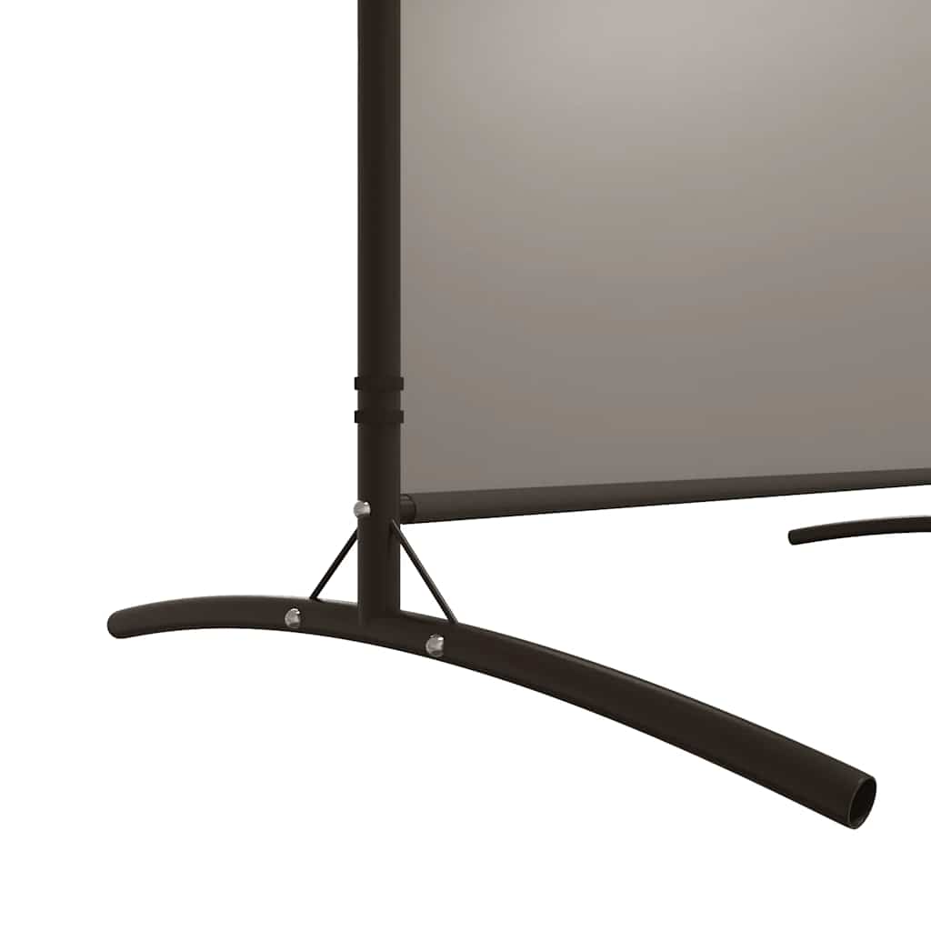 Einzel Panel Raumteiler Beige 175 x 180 cm Stoff