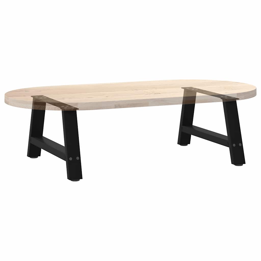 Couchtischbeine A-Form 2 Stk. 30x(30-31) cm Stahl