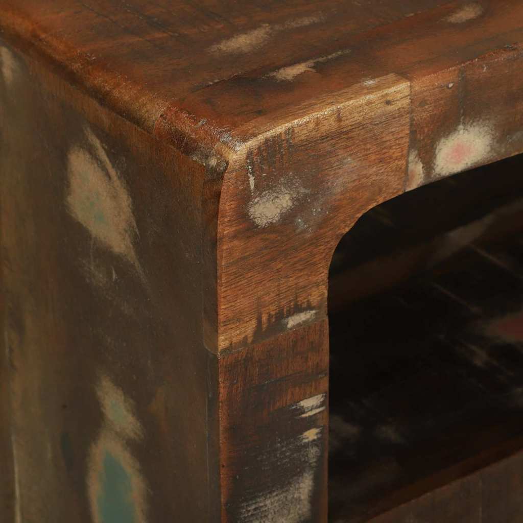 TV-Schränk mit Regal Braun 60 x 32 x 36 cm Massivholz Mango