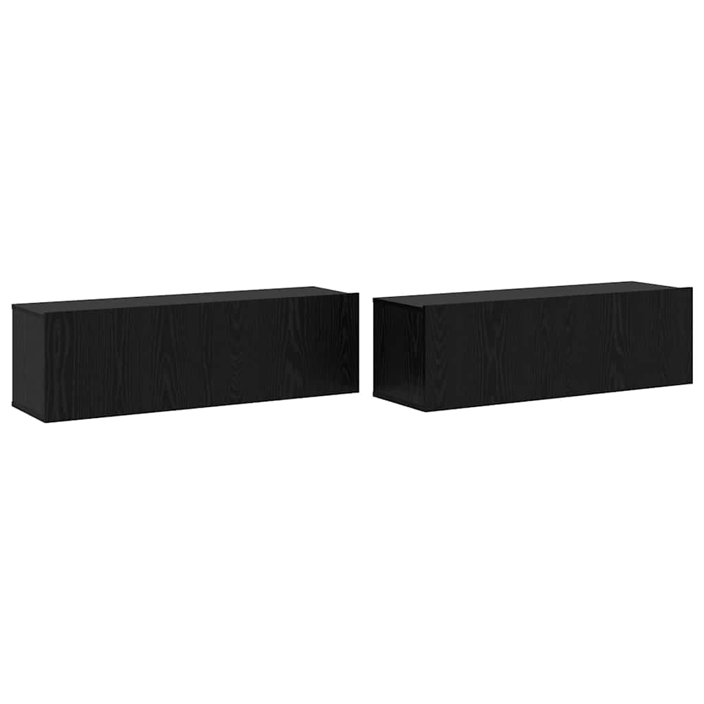 3-tlg. TV-Schrank-Set Weiß Holzwerkstoff