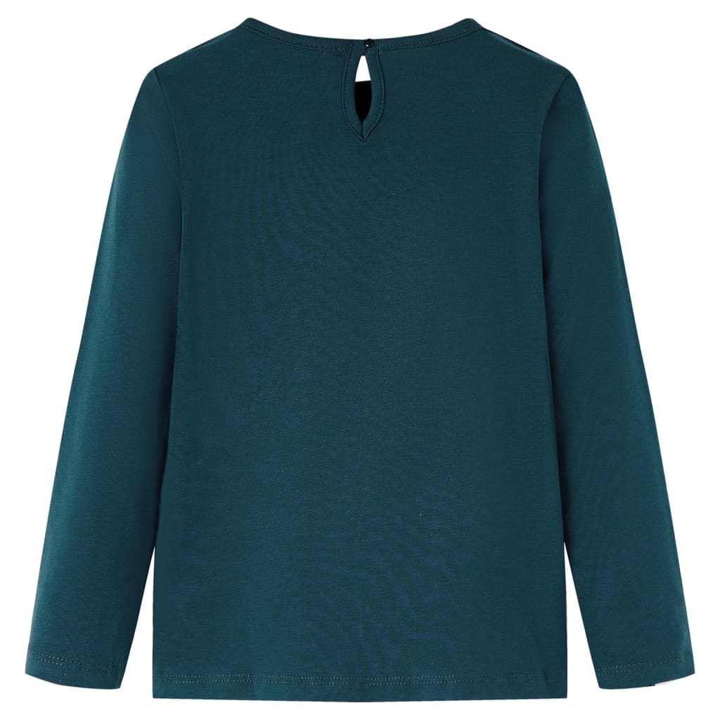 Kinder-Langarmshirt Dunkelrosa 116