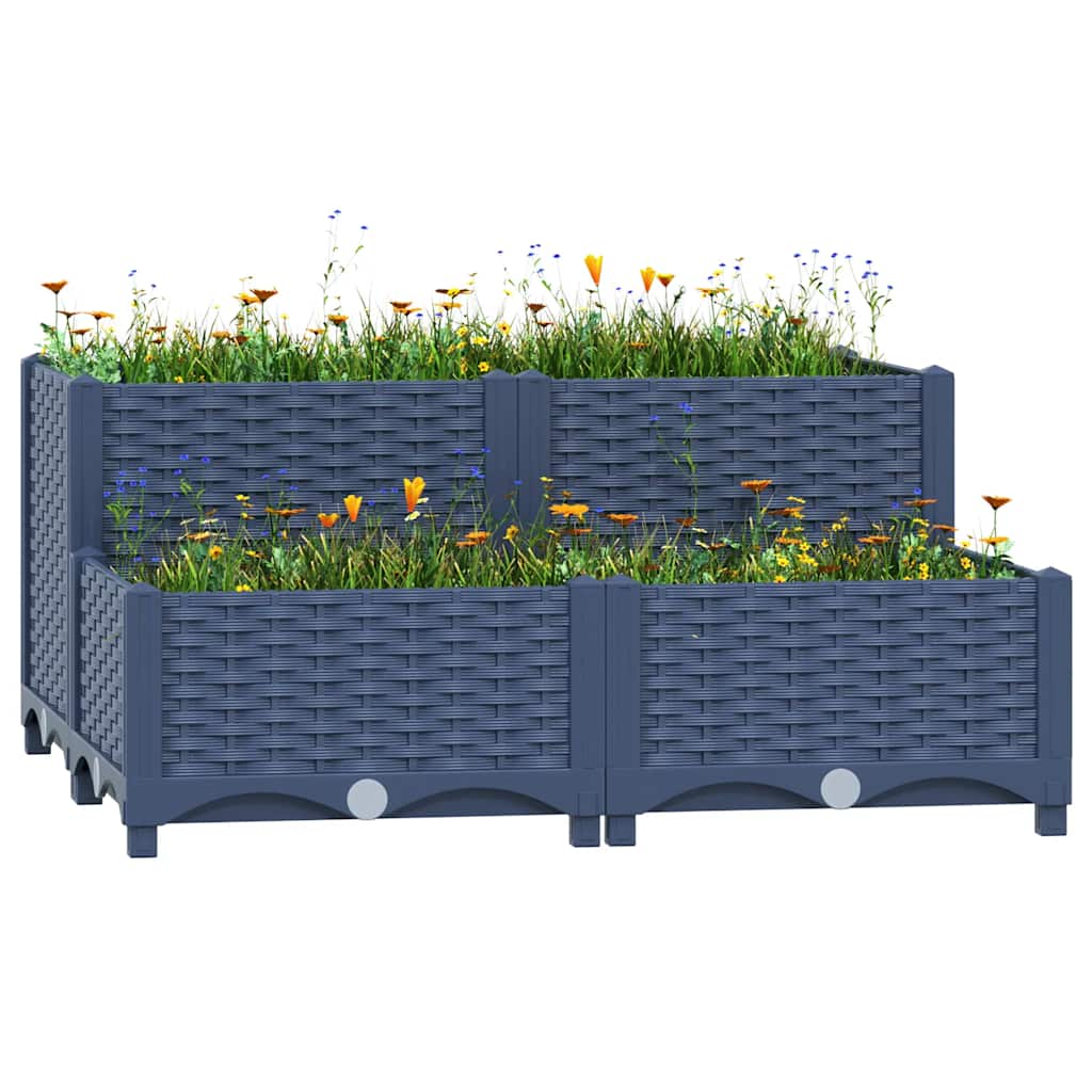 Hochbeet 40x40x23 cm Polypropylen
