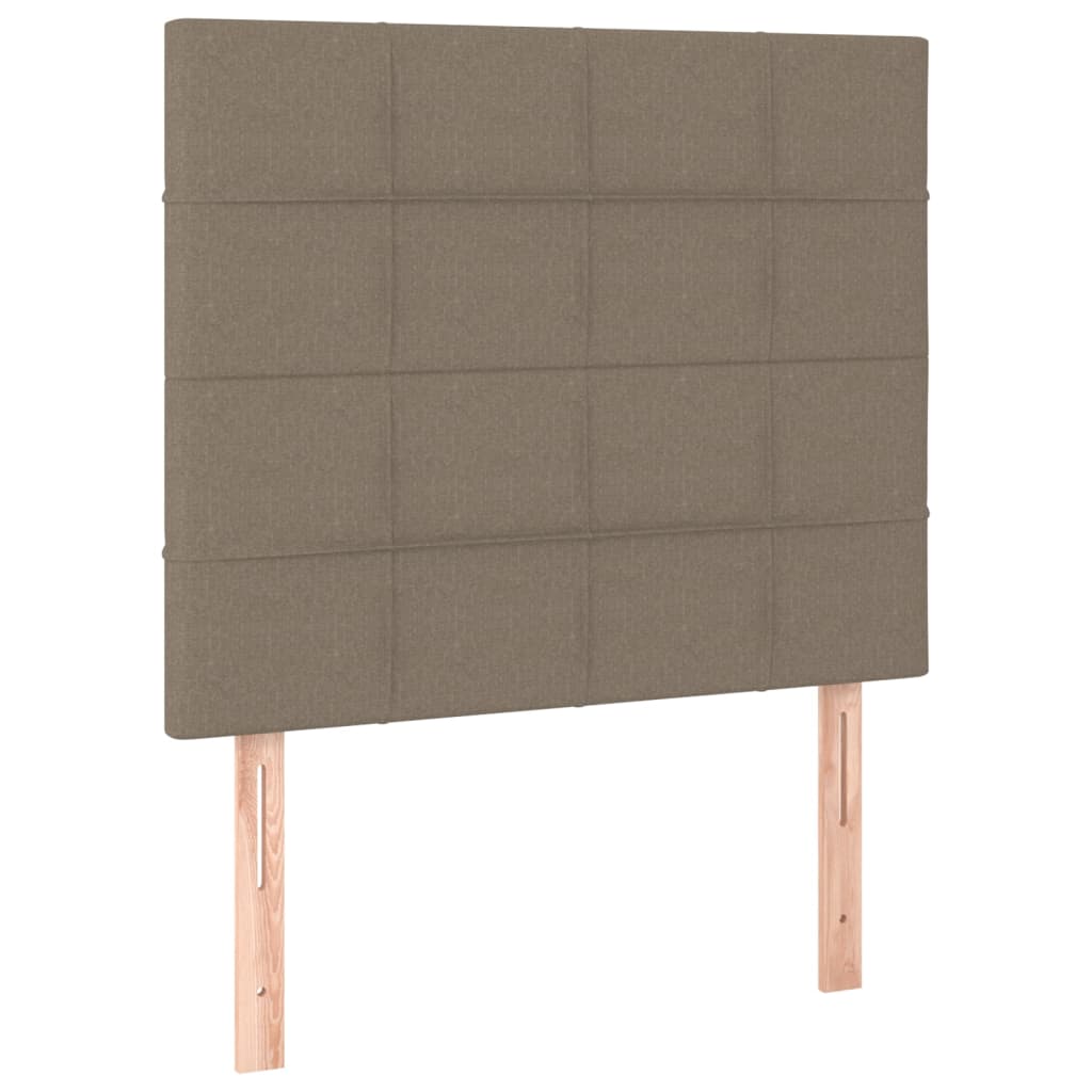 Kopfteil Hellgrau 80x5x118/128 cm Stoff