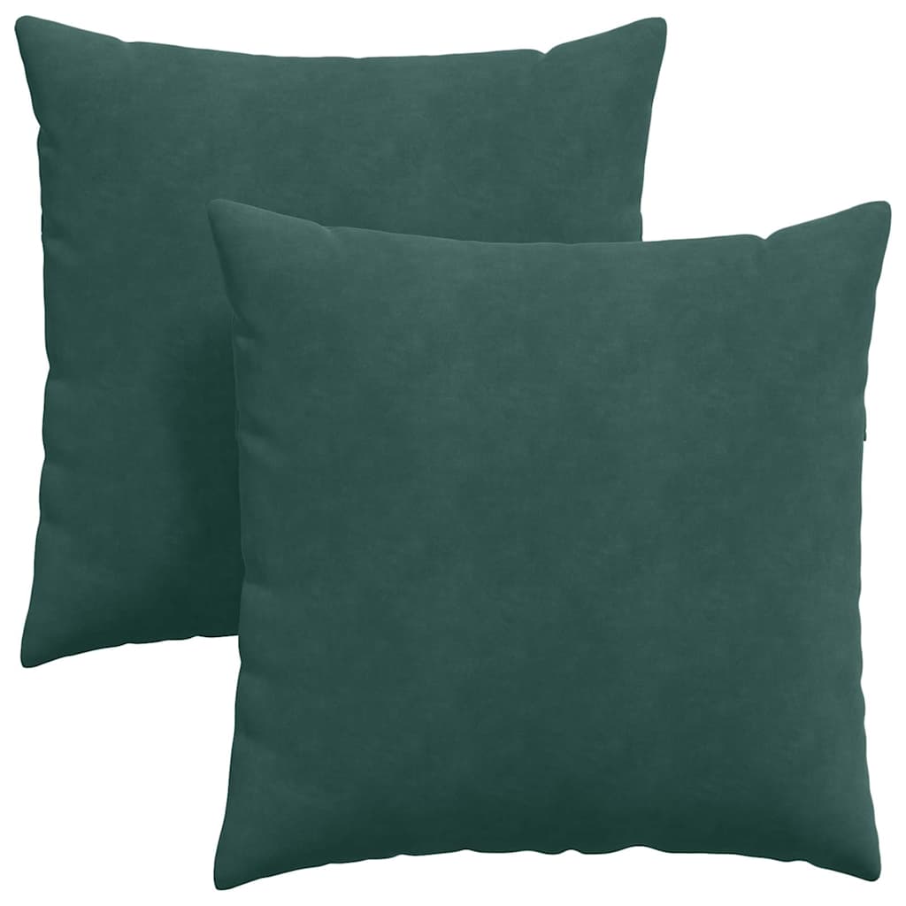 Sofakissen 2 Stück Blau 50 x 30 cm Cordstoff